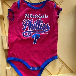 Genuine Merchandise Red and Blue Bodysuit Philadelphia Phillies